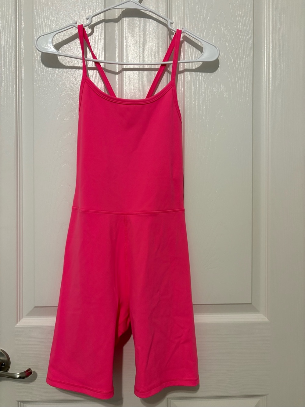 Brand new Terez Girls' Hot Pink Active Romper small